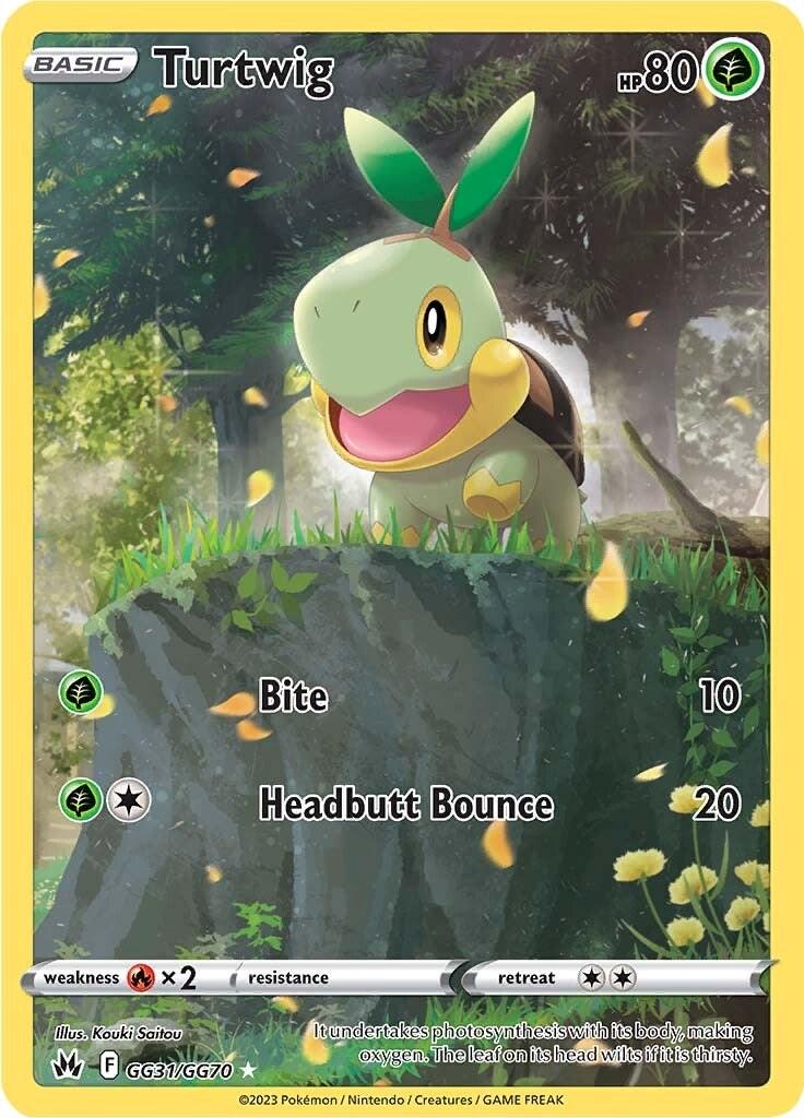 Crown Zenith Turtwig Pokémon card
